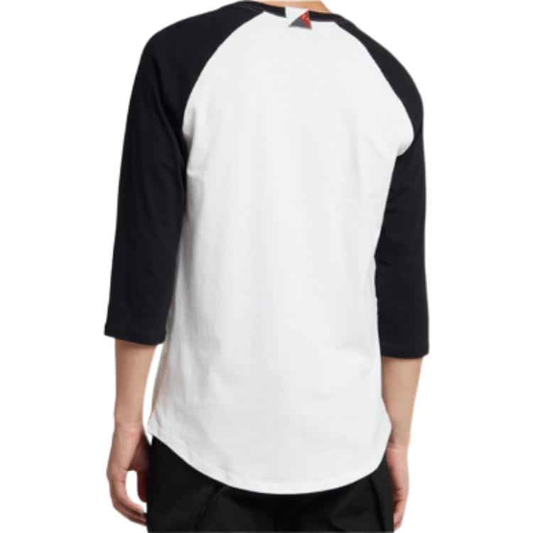 Мужская футболка Jordan CNY Raglan (черно-белая) — фото 3