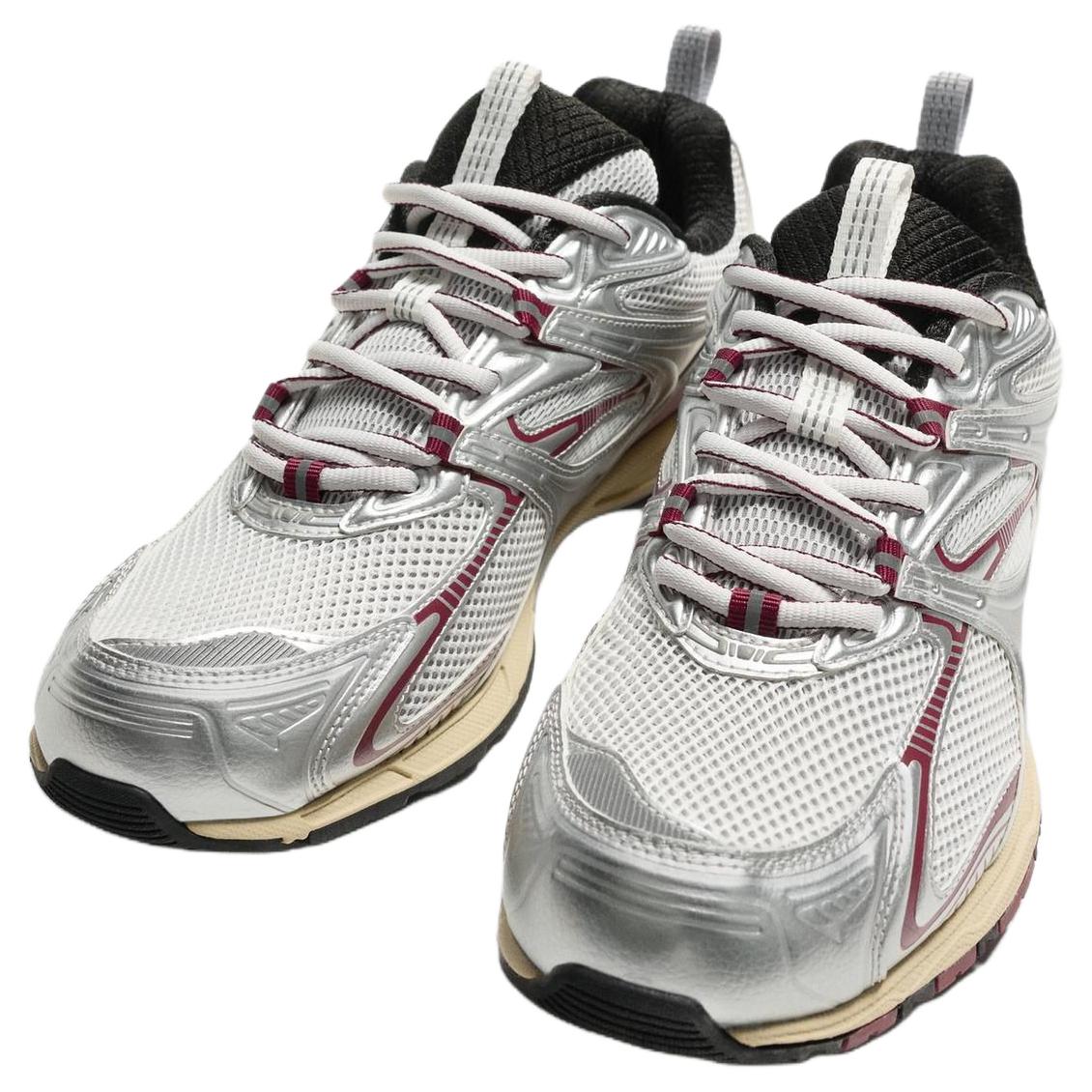 ZARA Pu Abrasion Resistant Low top Casual Running Shoes Men’s Silver