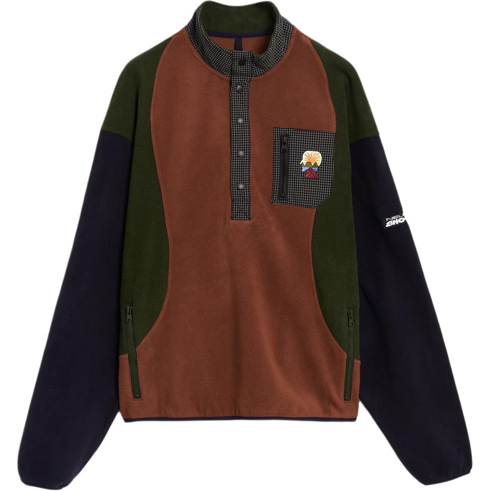 Мужская куртка Brain Dead Equipment Ripstop Logo Men's Fleece Jacket (многоцветная)