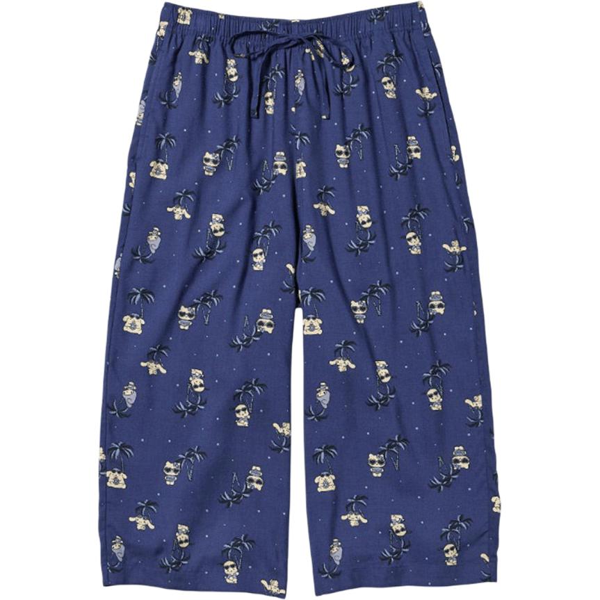 Женские штаны UNIQLO UNIQLO × Sanrio/ SS26 UT RELACO (синие)