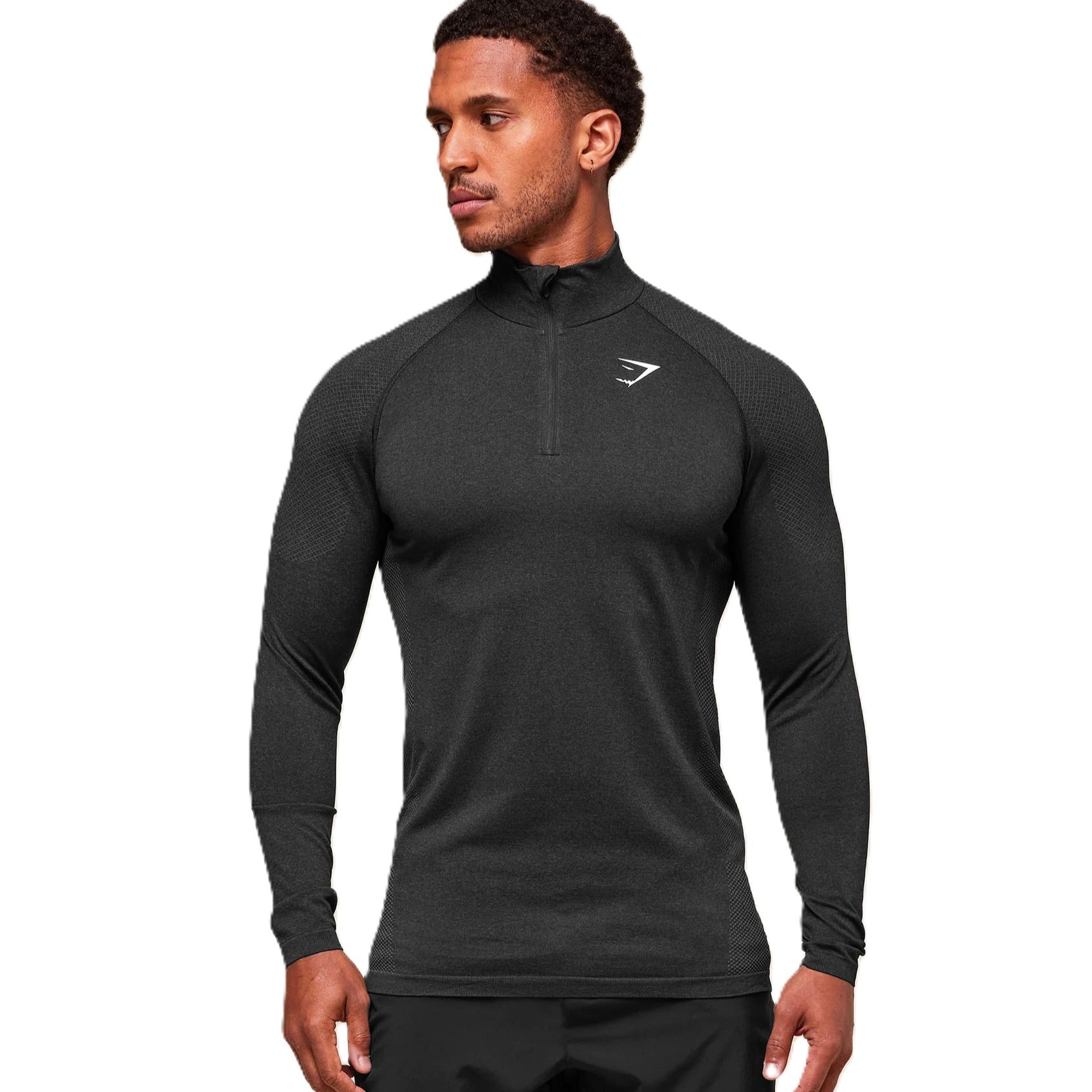 GYMSHARK Workout Clothing Men’s Black/Shadow Gray