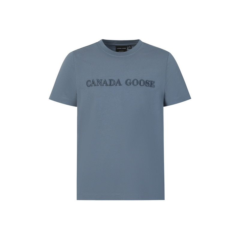 Мужская футболка Canada Goose Logo (синяя)
