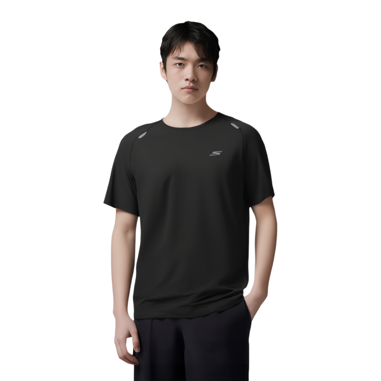 Skechers T Shirt Men’s Carbon Black
