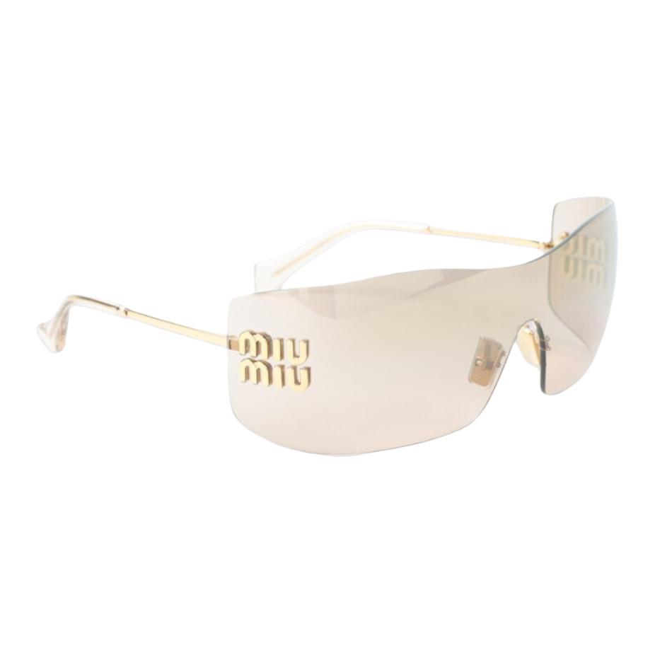 Женские очки MIU MIU (коричневые)
