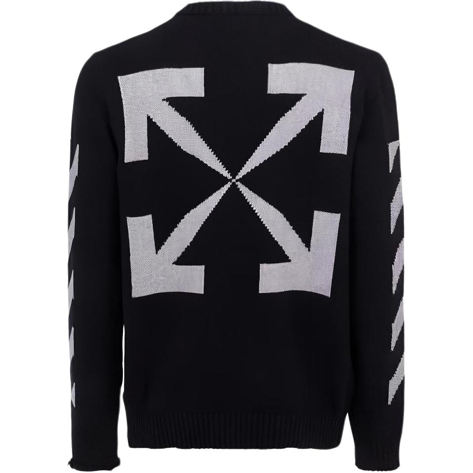 Мужской свитер OFF-WHITE SS21 Logo (черный)