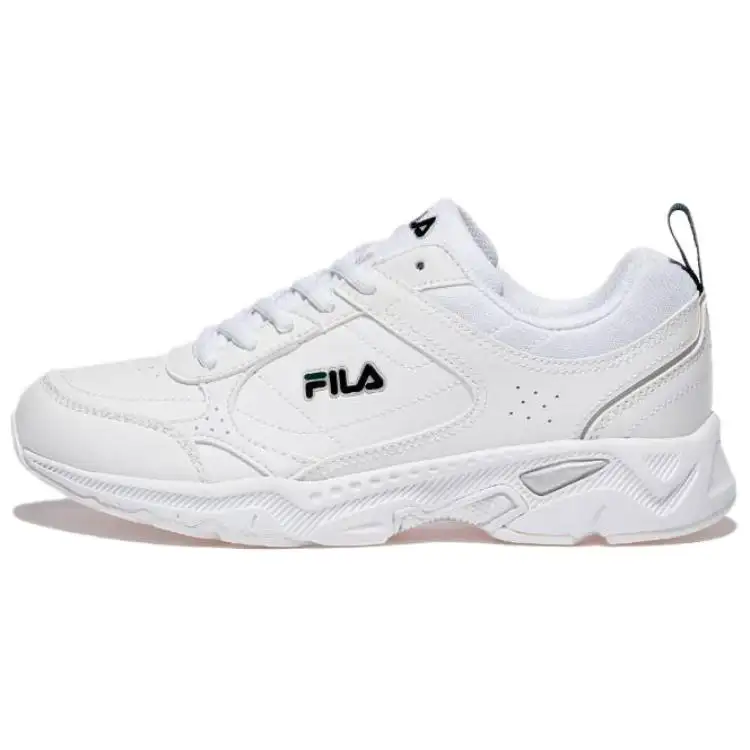 FILA Memory Balanced 5 Versatile Cushioning, Wear Resistant Low top Casual Shoes Unisex White