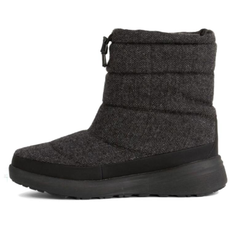 THE NORTH FACE Nuptse Ankle Boots Platform Women's Gray