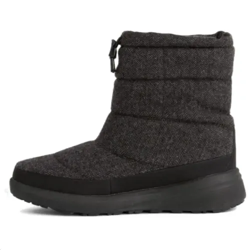 THE NORTH FACE Nuptse Ankle Boots Platform Women's Gray