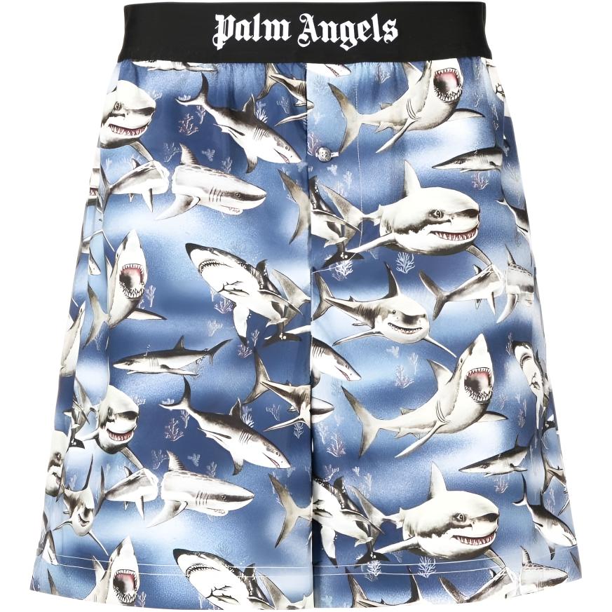 Мужские шорты PALM ANGELS Shark Shorts (синие)
