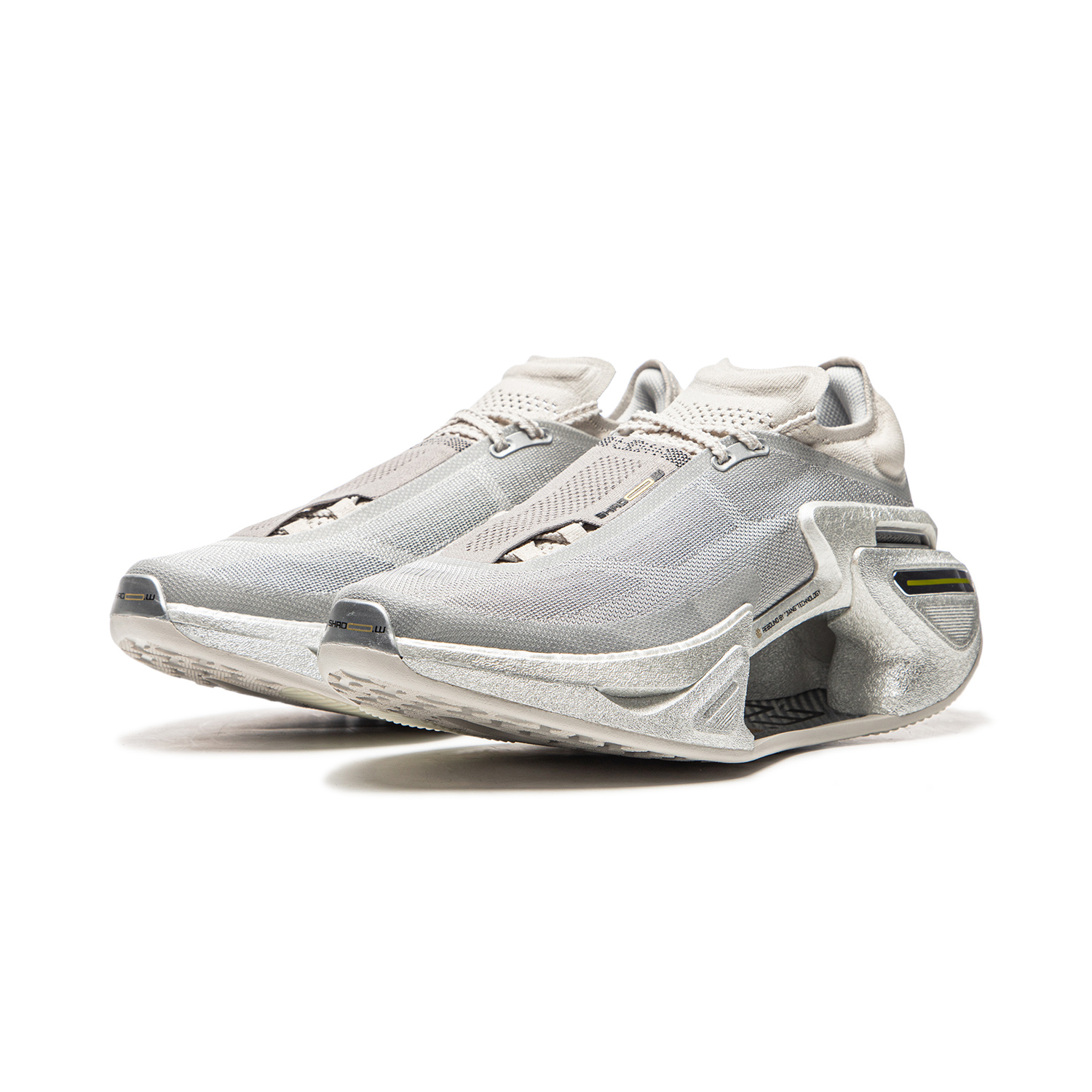 Li Ning Shadow 3.0 Textile Low top Casual Sprint Physical Fitness Test & Exam Running Shoes Unisex Silver