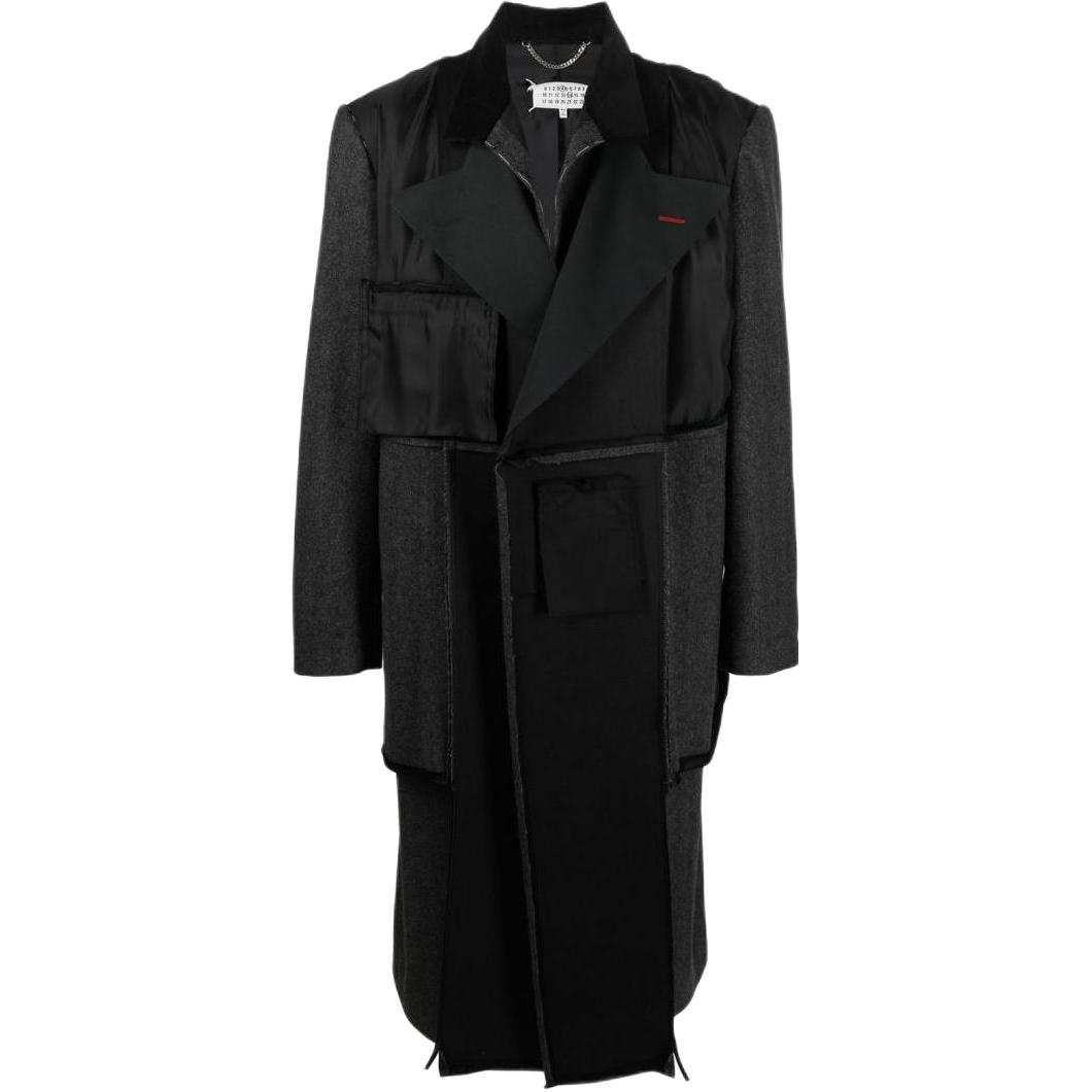 Мужское пальто Maison Margiela Coat (черное)