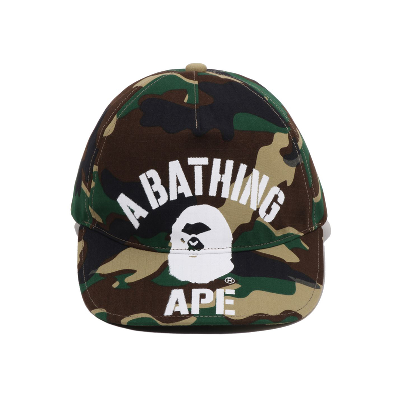 Мужская бейсболка A BATHING APE A BATHING APE (зеленый камуфляж) — фото 3