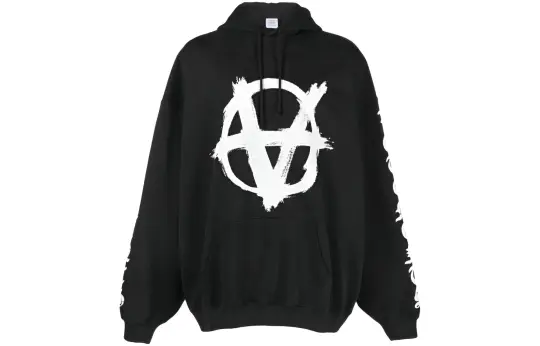 Vetements Double Anarchy Popover Hoodie