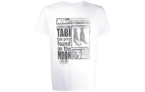 Maison Margiela T-Shirts Men's White Crew Neck Moderate