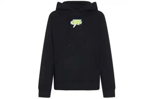 OFF-WHITE Arrows-print cotton hoodie