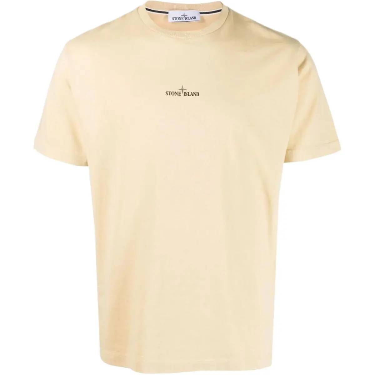 STONE ISLAND T Shirt Men's Light Yellow
