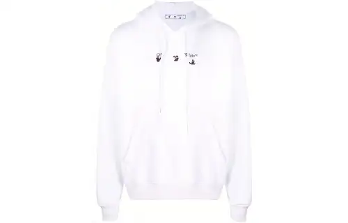 OFF WHITE Negative Mark Skate Hoodie