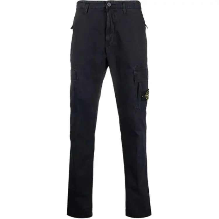 STONE ISLAND SS22 Cargo Pants Men's Black