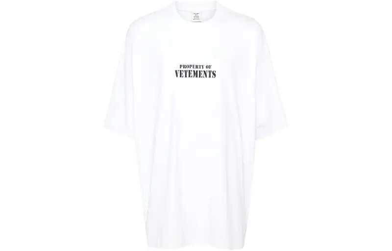 Vetements logo-print cotton T-shirt