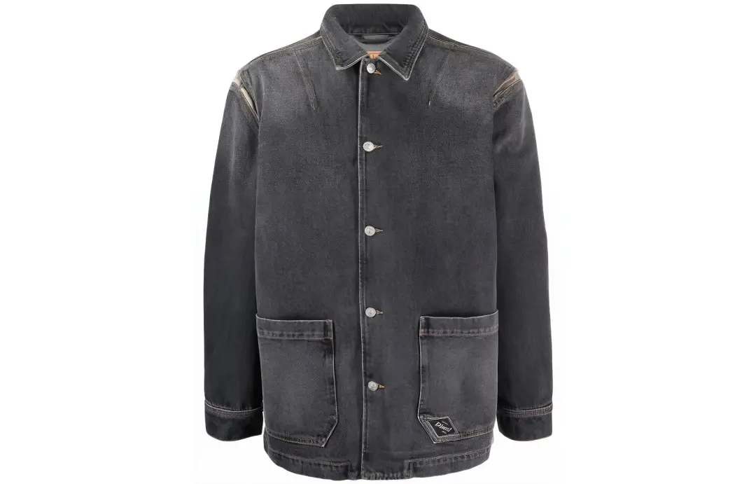 DIESEL FW22 Denim Jacket Unisex Gray