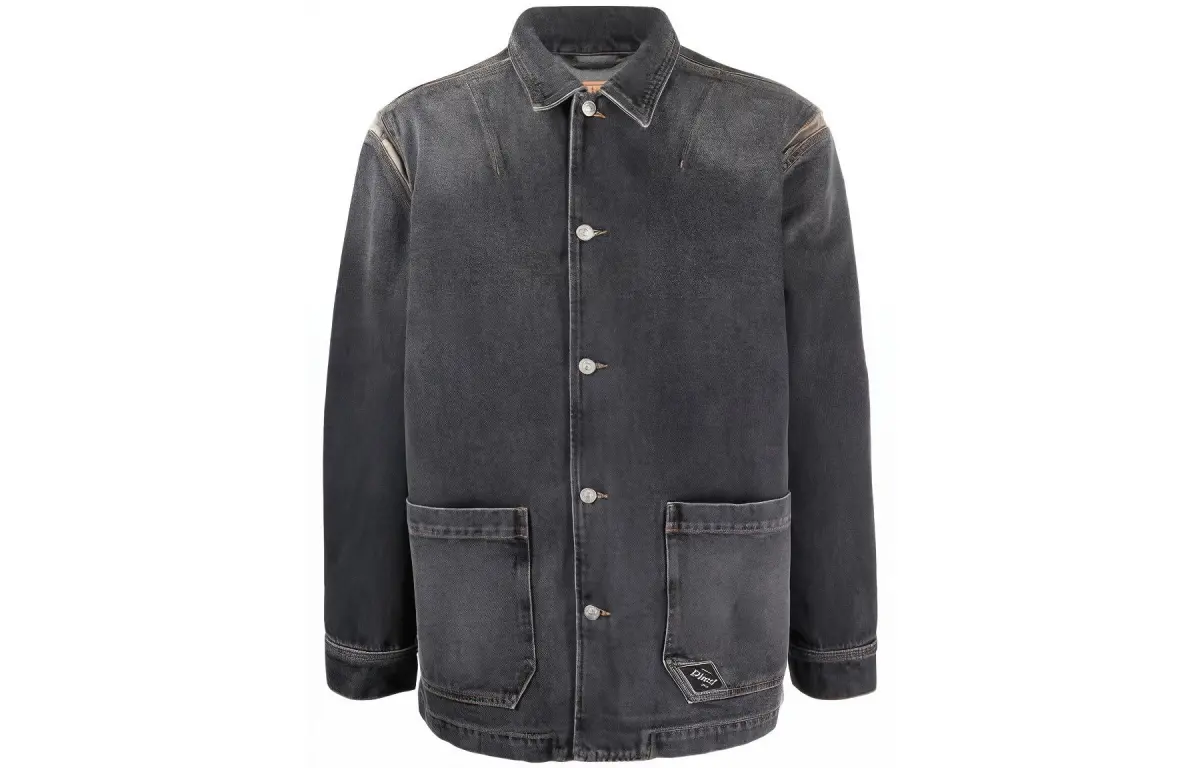 DIESEL FW22 Denim Jacket Unisex Gray
