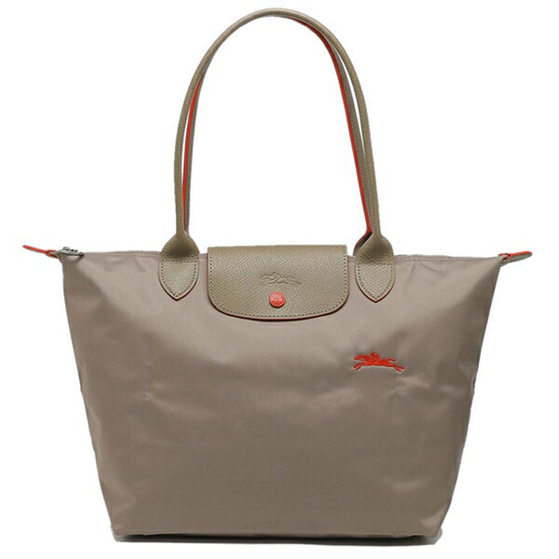 LONGCHAMP Le Pliage Club 28 Nylon Long Handle Shoulder Bag Small Women's Brown