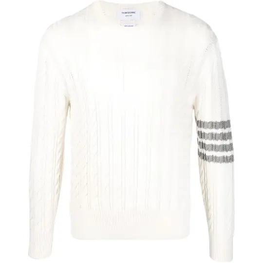 THOM BROWNE· SS22 Sweater Men's White