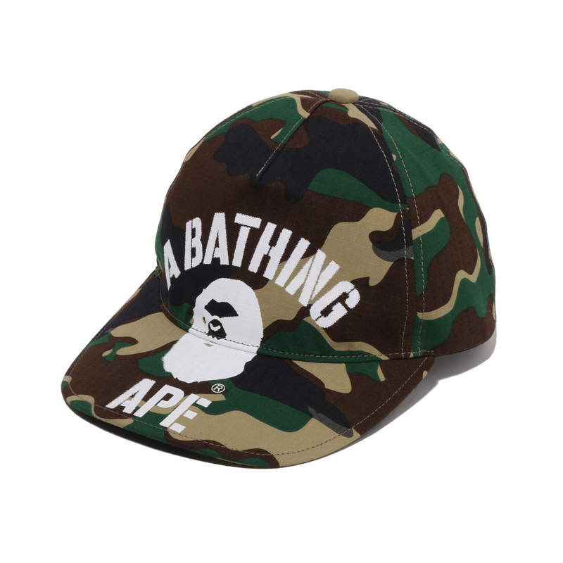 Мужская бейсболка A BATHING APE A BATHING APE (зеленый камуфляж)