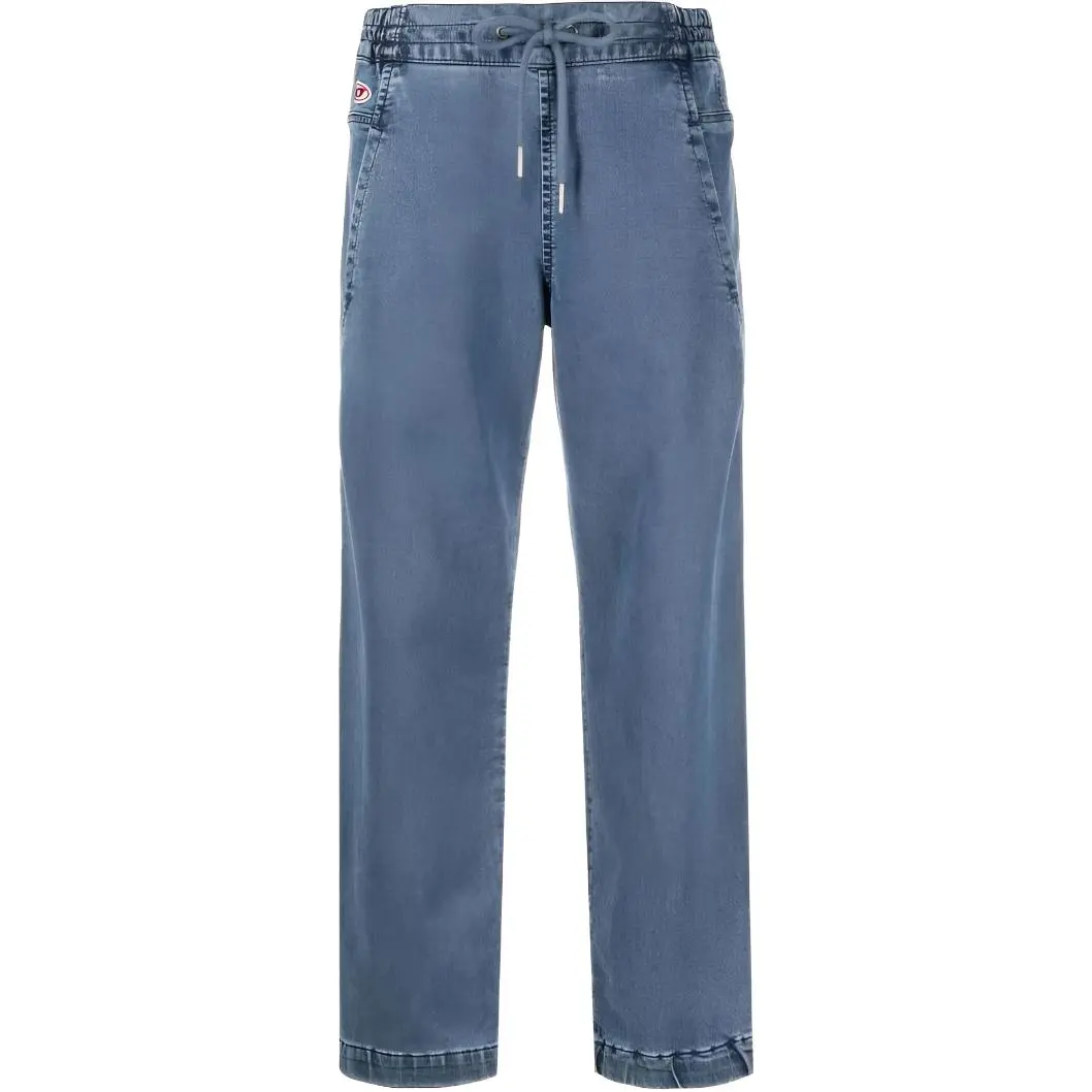 DIESEL Jeans Women's Blue Moderate Straight Fit Pants