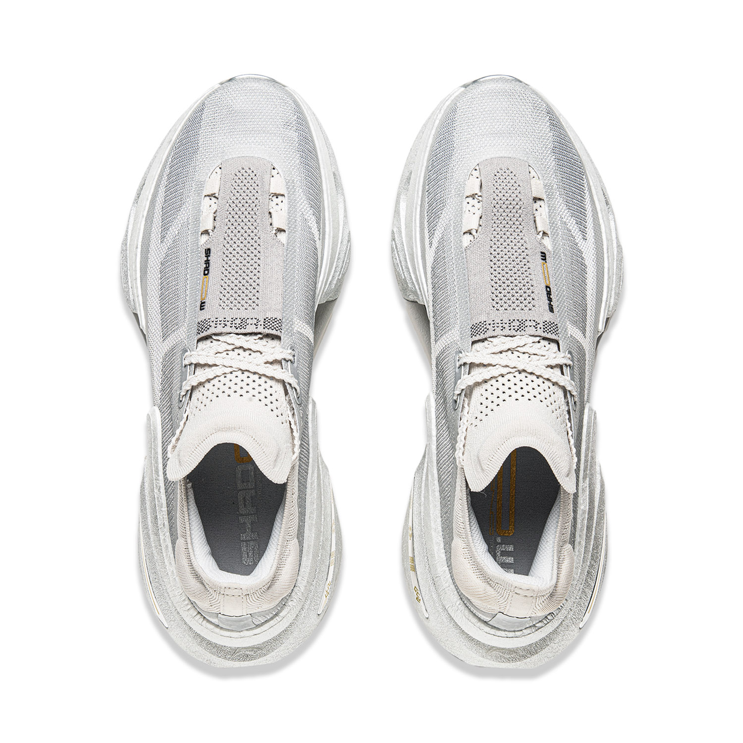 Li Ning Shadow 3.0 Textile Low top Casual Sprint Physical Fitness Test & Exam Running Shoes Unisex Silver