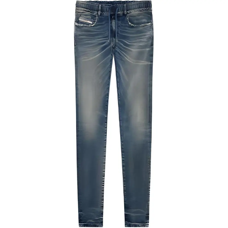 DIESEL D Strukt Mid Rise Tapered Leg Jeans