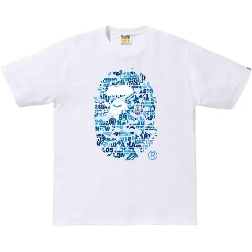 Bape Xxv Cities Camo Ape Head Tee