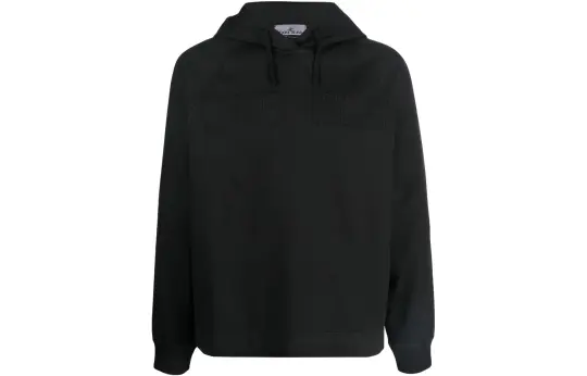 Stone Island logo-print cotton hoodie