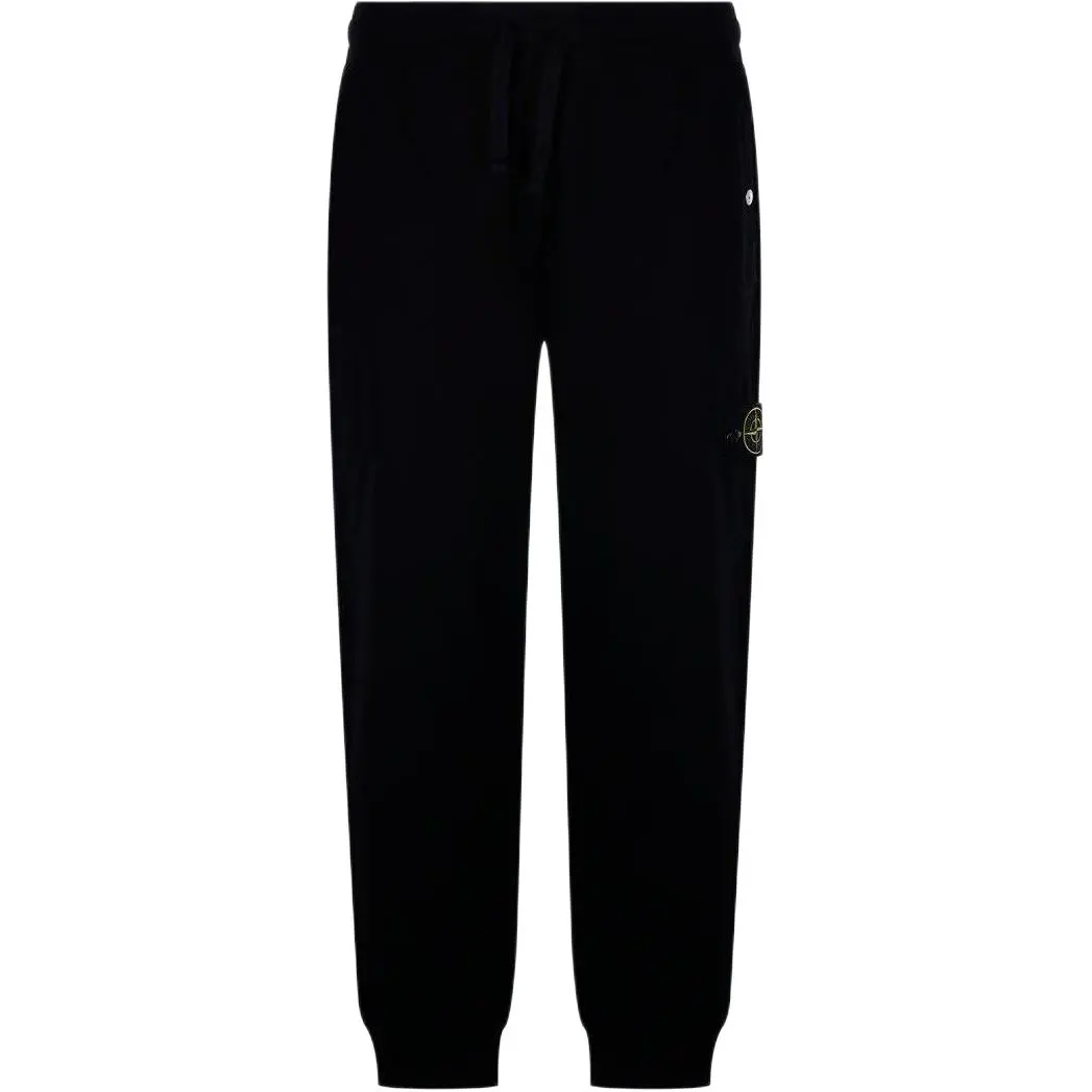STONE ISLAND Knitted Sweatpants Men's Black