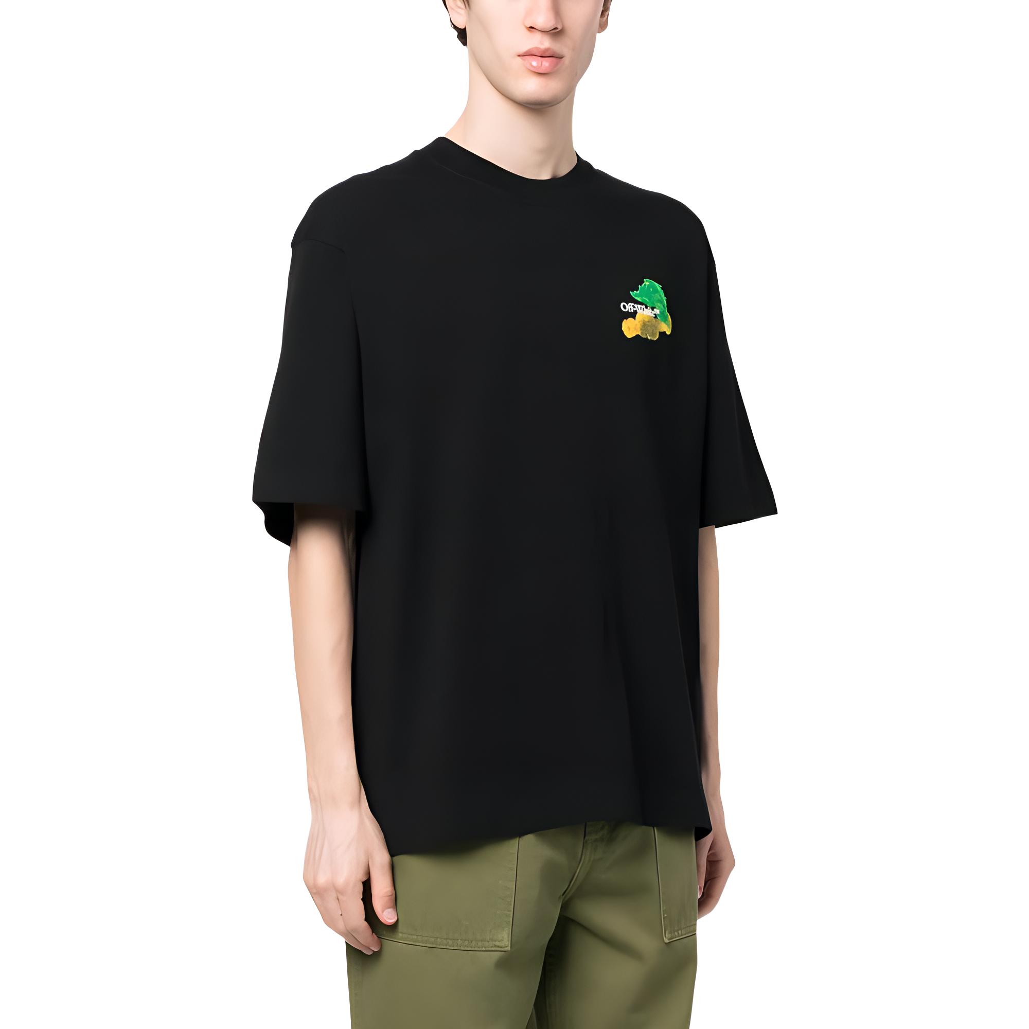 Мужская футболка OFF-WHITE T (черный) — фото 4
