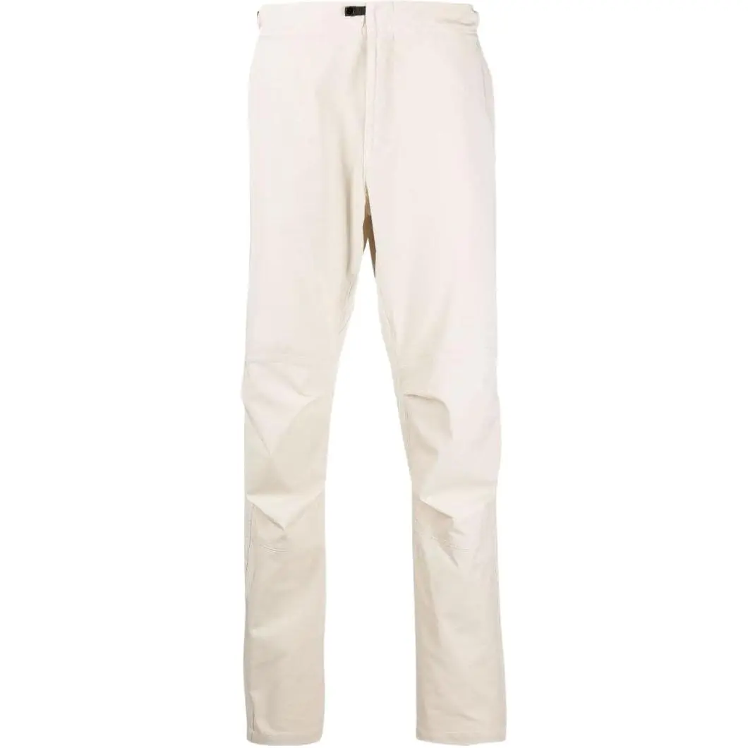 Stone Island strap-detail high-rise tapered-leg trousers