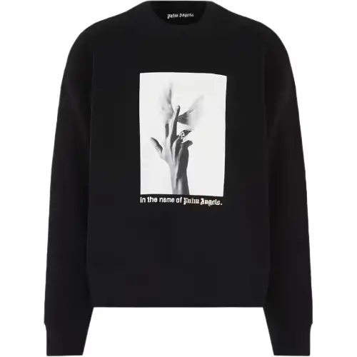 Palm Angels wings photograph-print sweatshirt