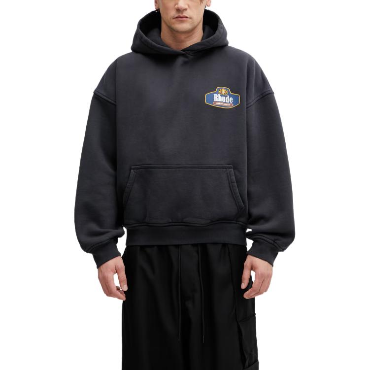 Мужское худи RHUDE (черное)
