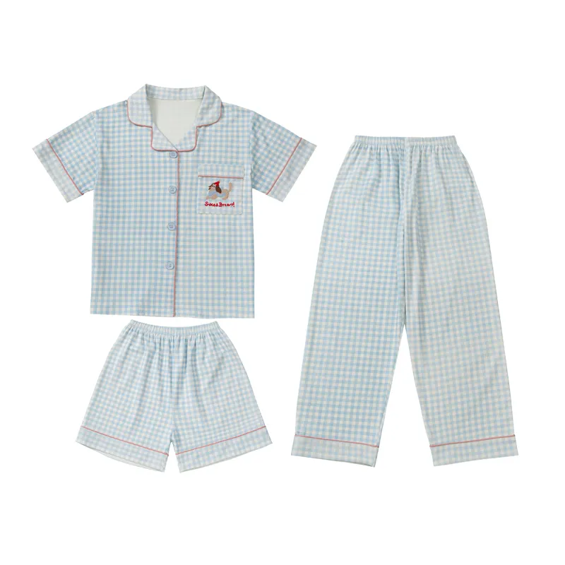Disney Kids Loungewear Sets Lapel Thin Skirt Set Non Stretch