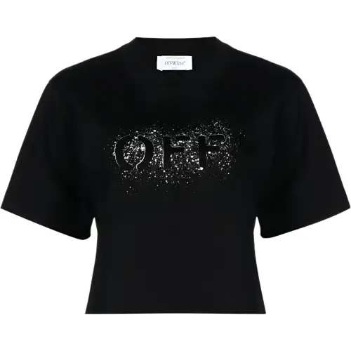 OFF-WHITE logo-print cotton T-shirt