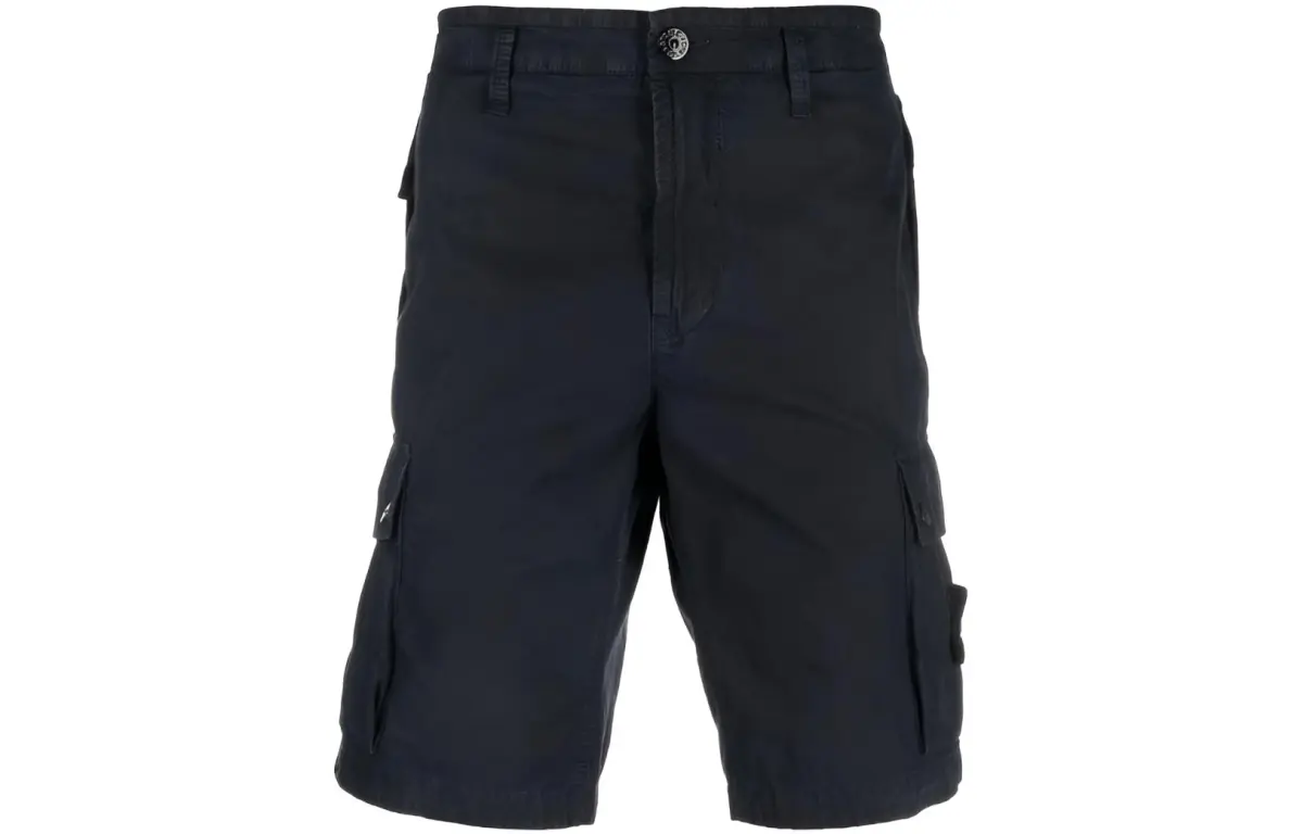 STONE ISLAND Casual Shorts Men's Black
