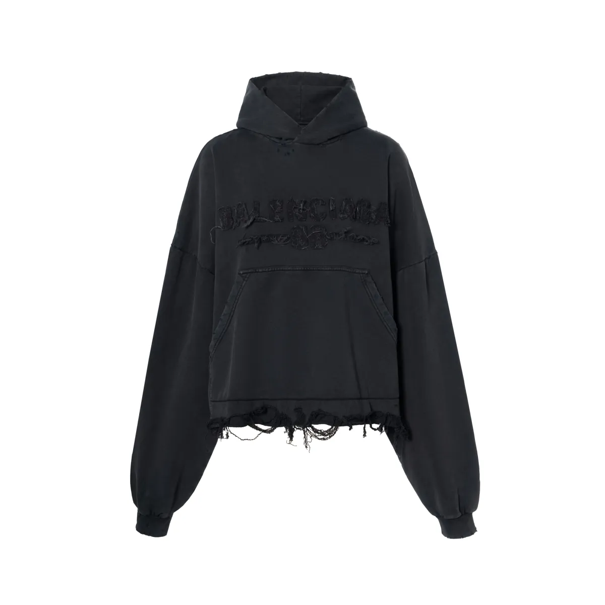 Balenciaga SS25 Sweatshirt Regular Fit Women's Black