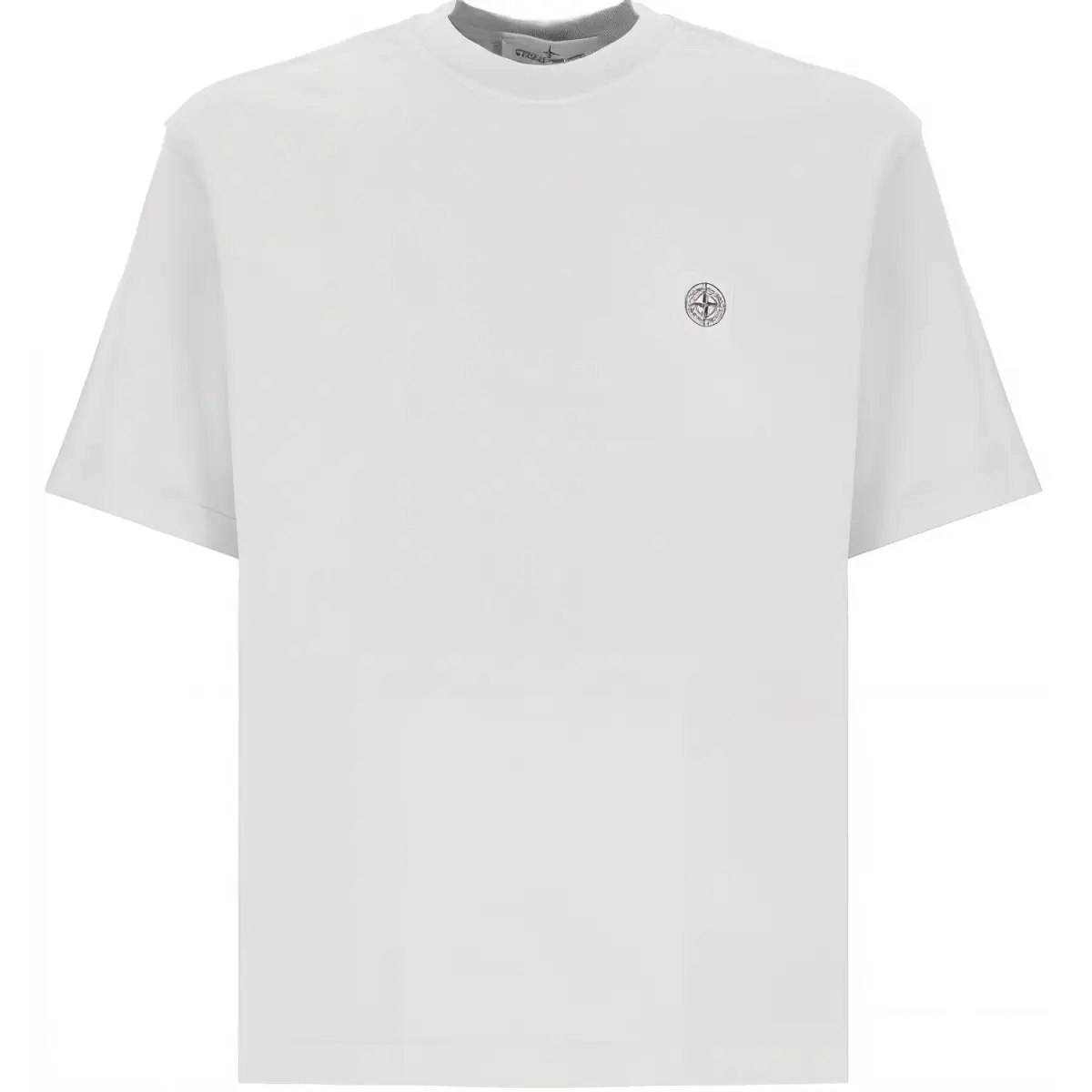 STONE ISLAND Logo Patch Short Sleeved T Shirt