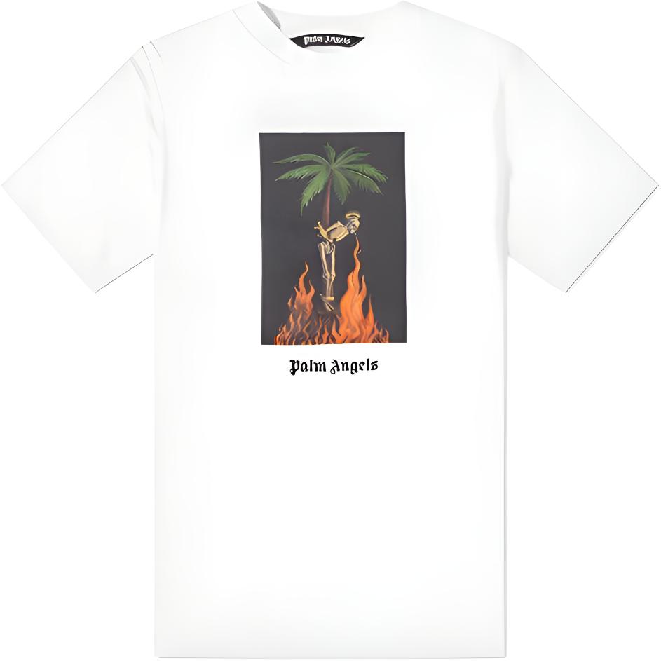 Мужская футболка PALM ANGELS (черная)