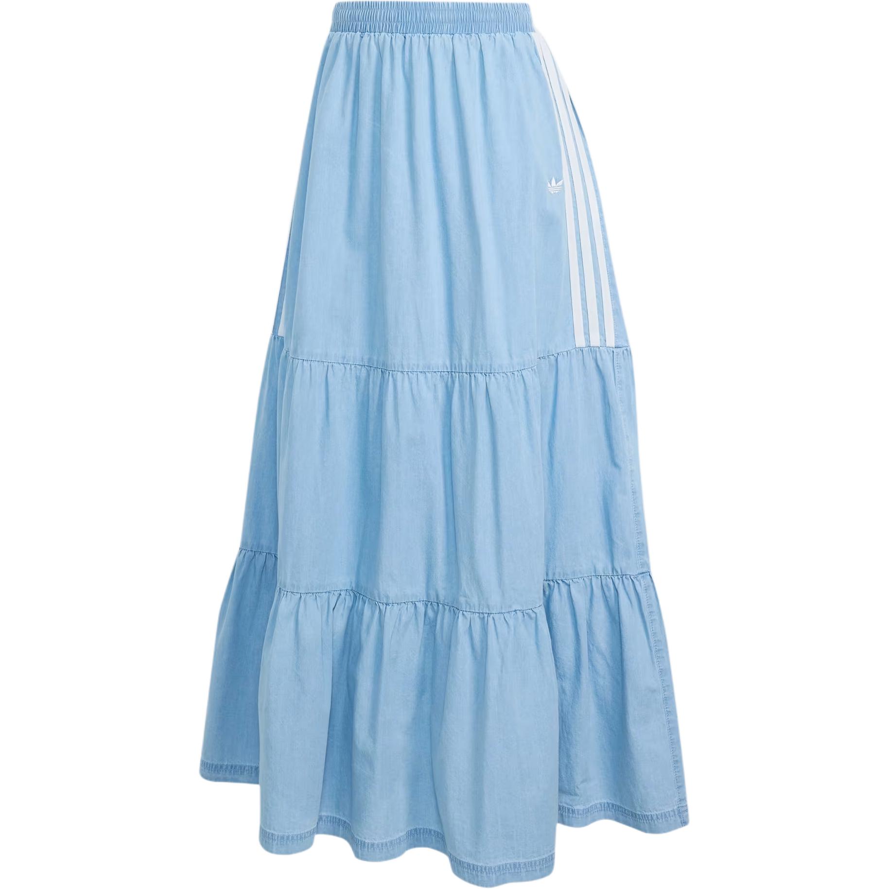 Женская юбка adidas originals Джинсовая (синяя)