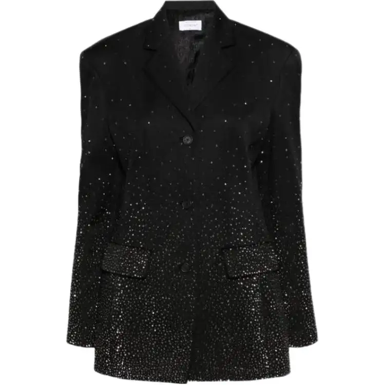 OFF-WHITE Bling Single-Breasted Embellished Blazer