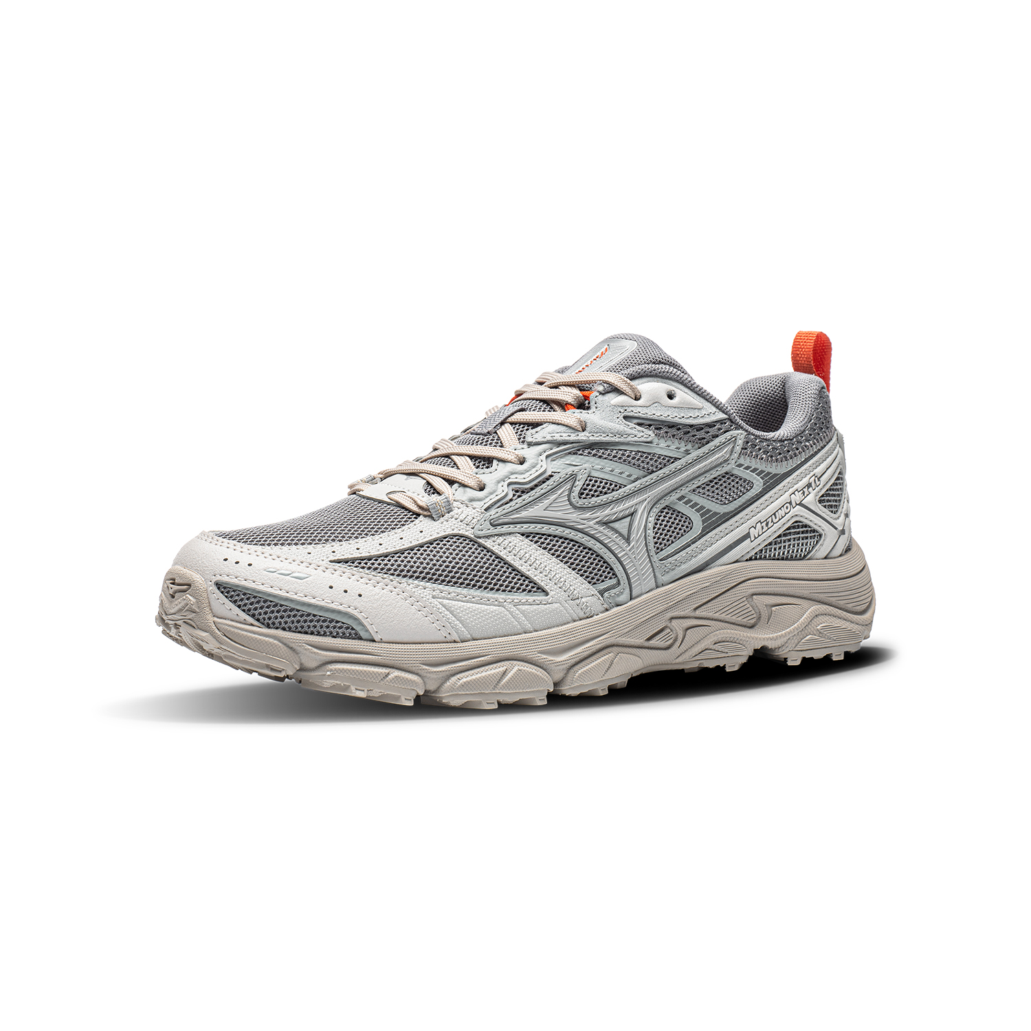 Кроссовки Mizuno NEX TL (коричнево-серые) — фото 2