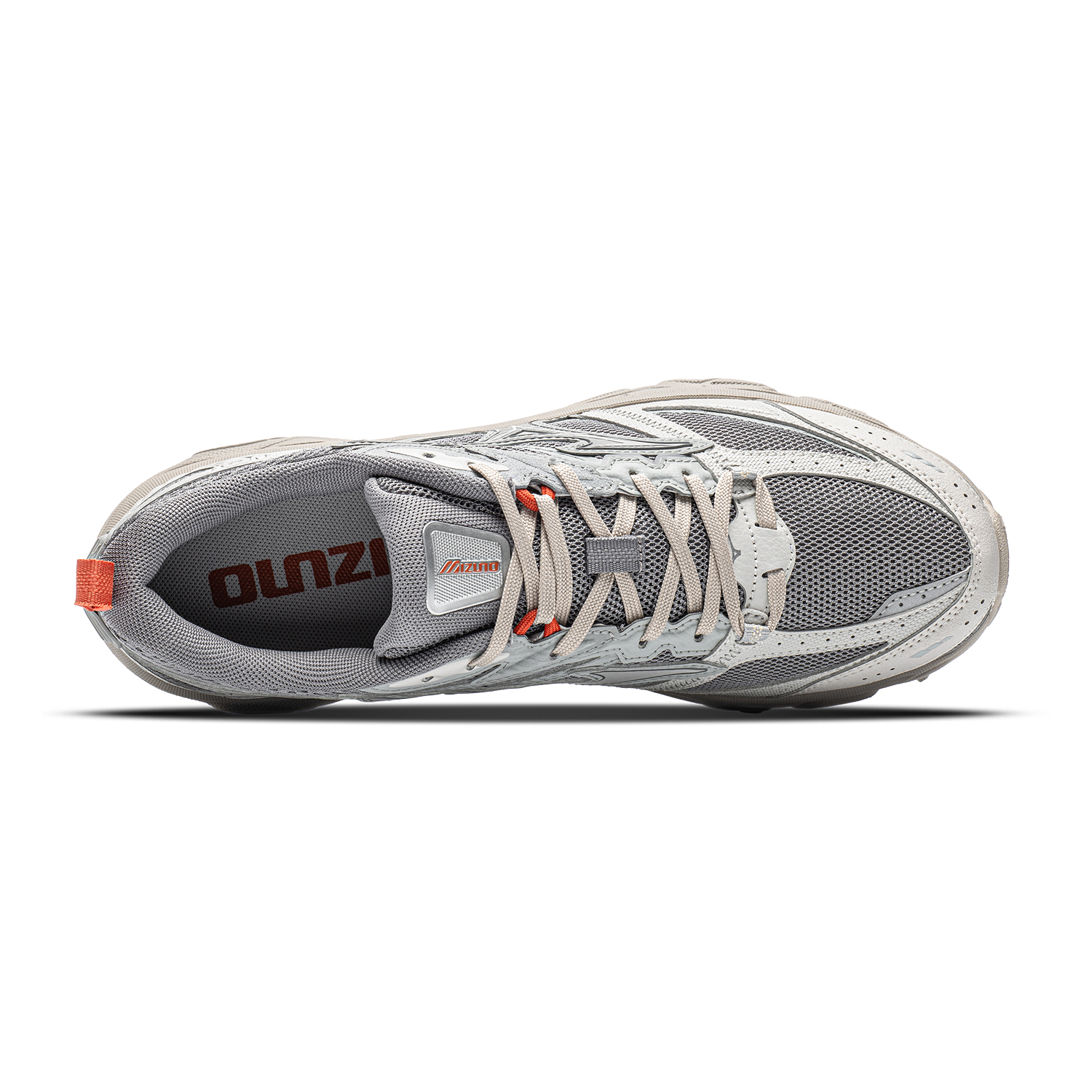 Кроссовки Mizuno NEX TL (коричнево-серые) — фото 3
