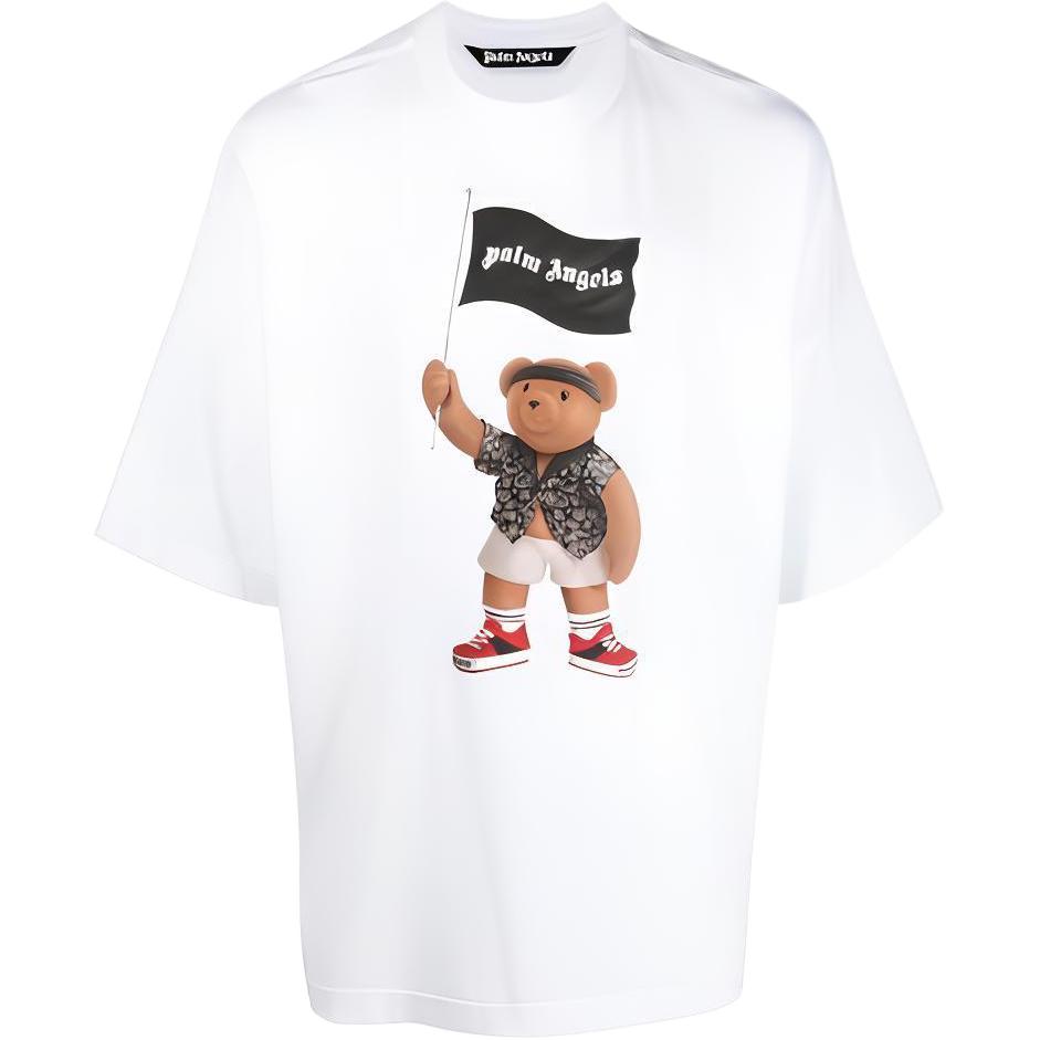 Мужская футболка PALM PALM ANGELS SS21 T (белая)