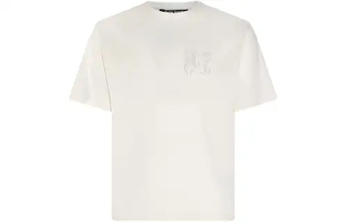 Palm Angels logo-embroidered cotton T-shirt